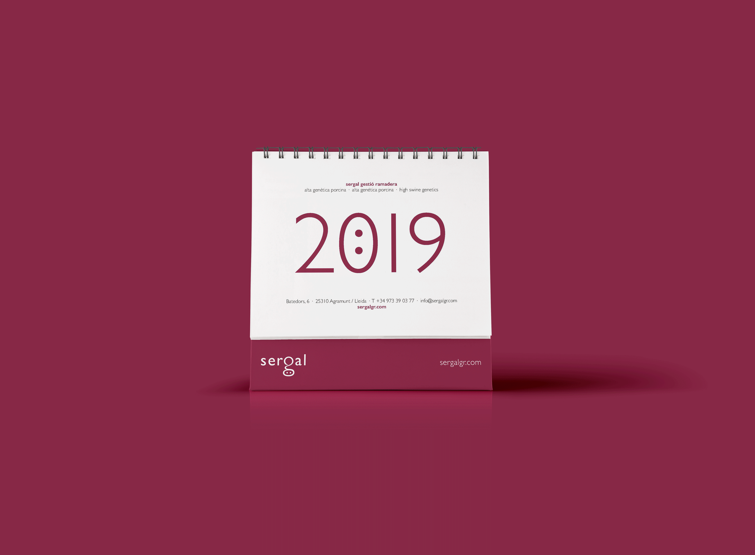Después de la buena acogida de la edición anterior, para empezar a preparar el año nuevo y tenernos bien cerca, ¡os presentamos el nuevo calendario Sergal 2019!