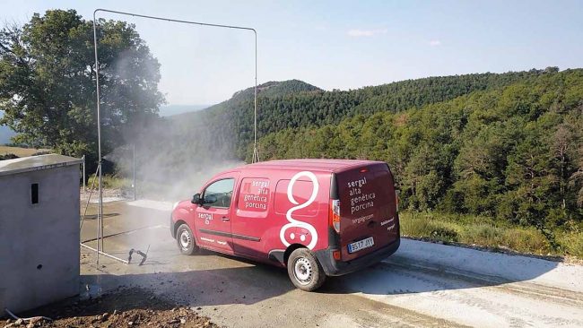 Sergal - Bioseguretat - Arc de Desinfecció